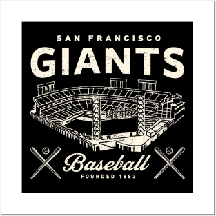 San Francisco Giants Stadium Buck Tee Posters and Art